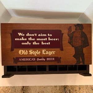 HEILEMAN'S OLD STYLE LAGER CIGARETTE DISPENSER 1940S